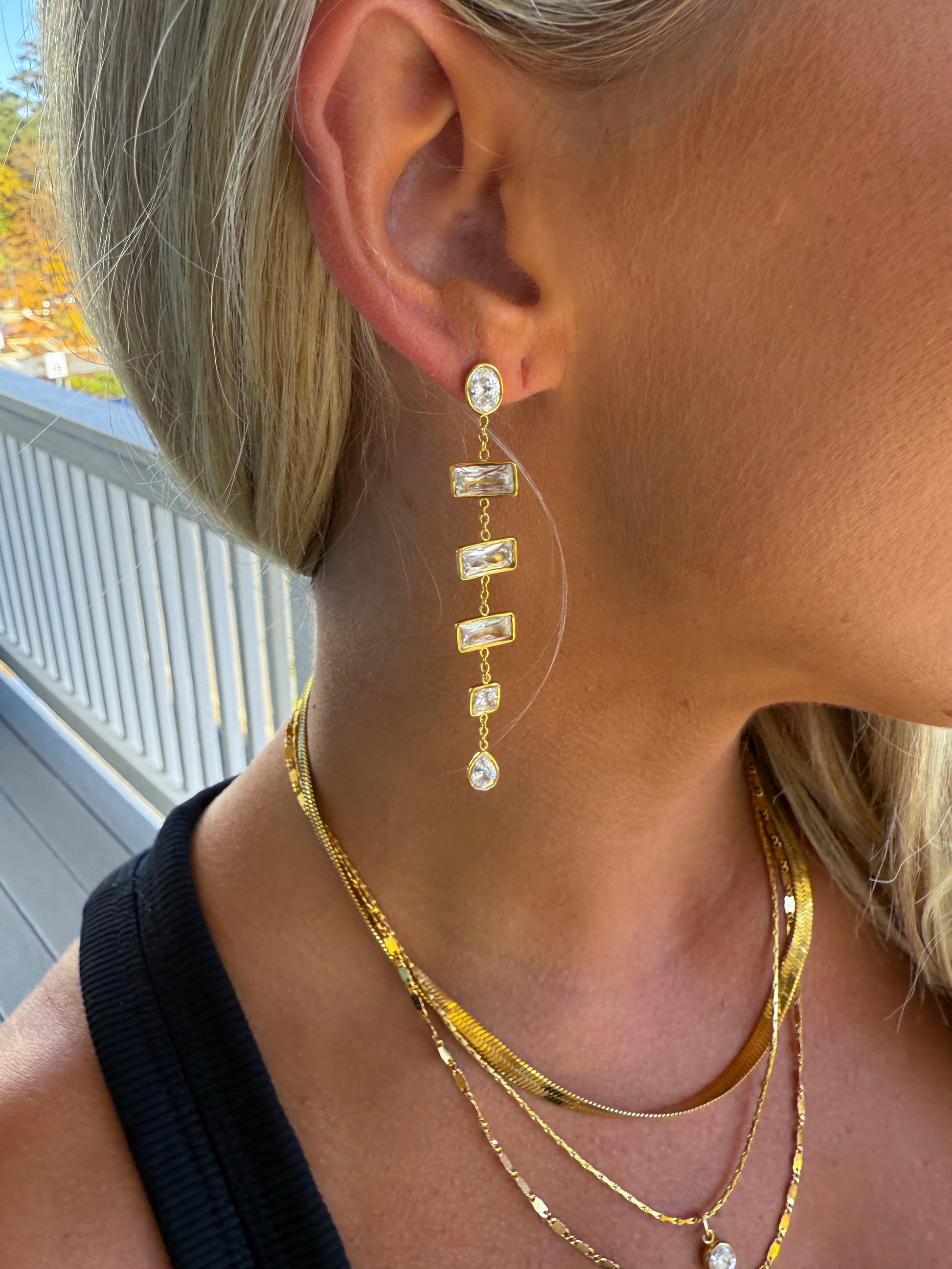 LAYLA EARRINGS - Triple Charm Boutique