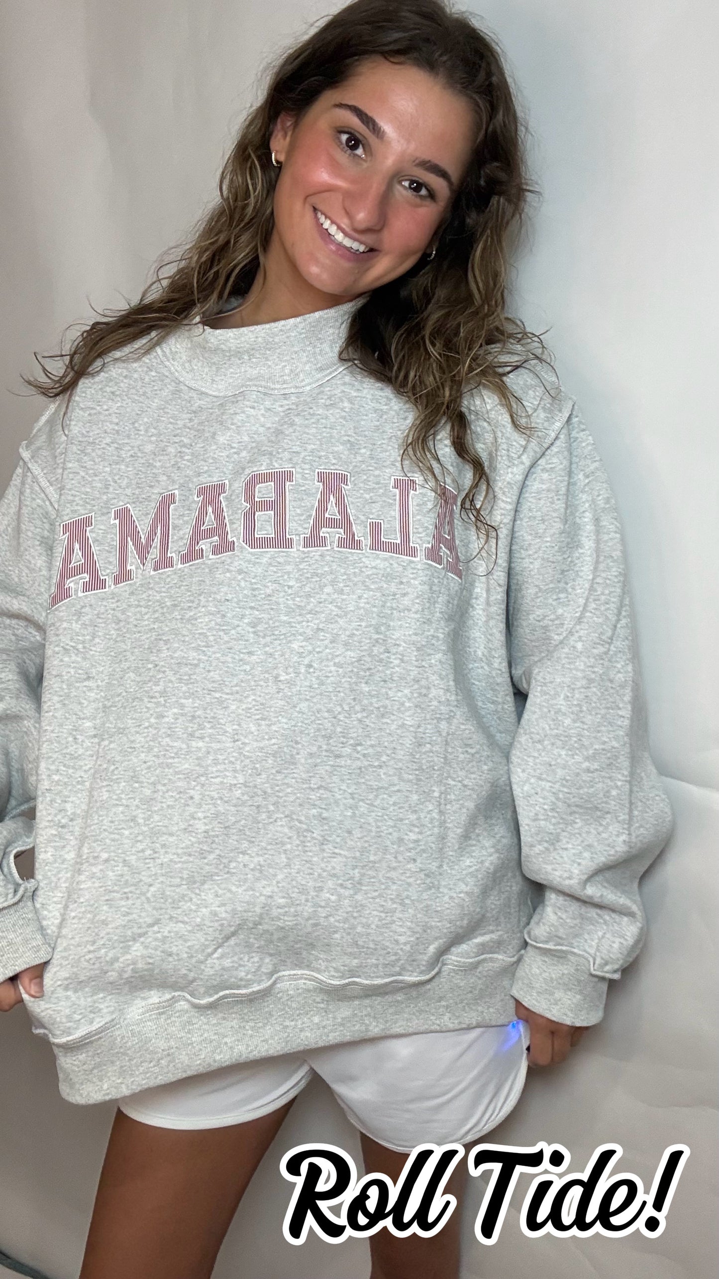 UA Oversized Mock Neck Sweatshirt