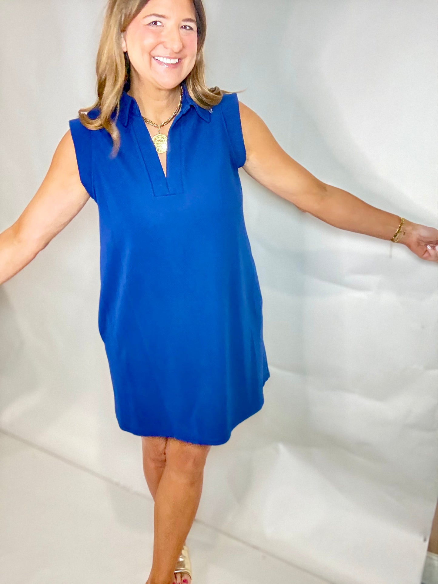 The Nautical Dress in Navy - Triple Charm Boutique