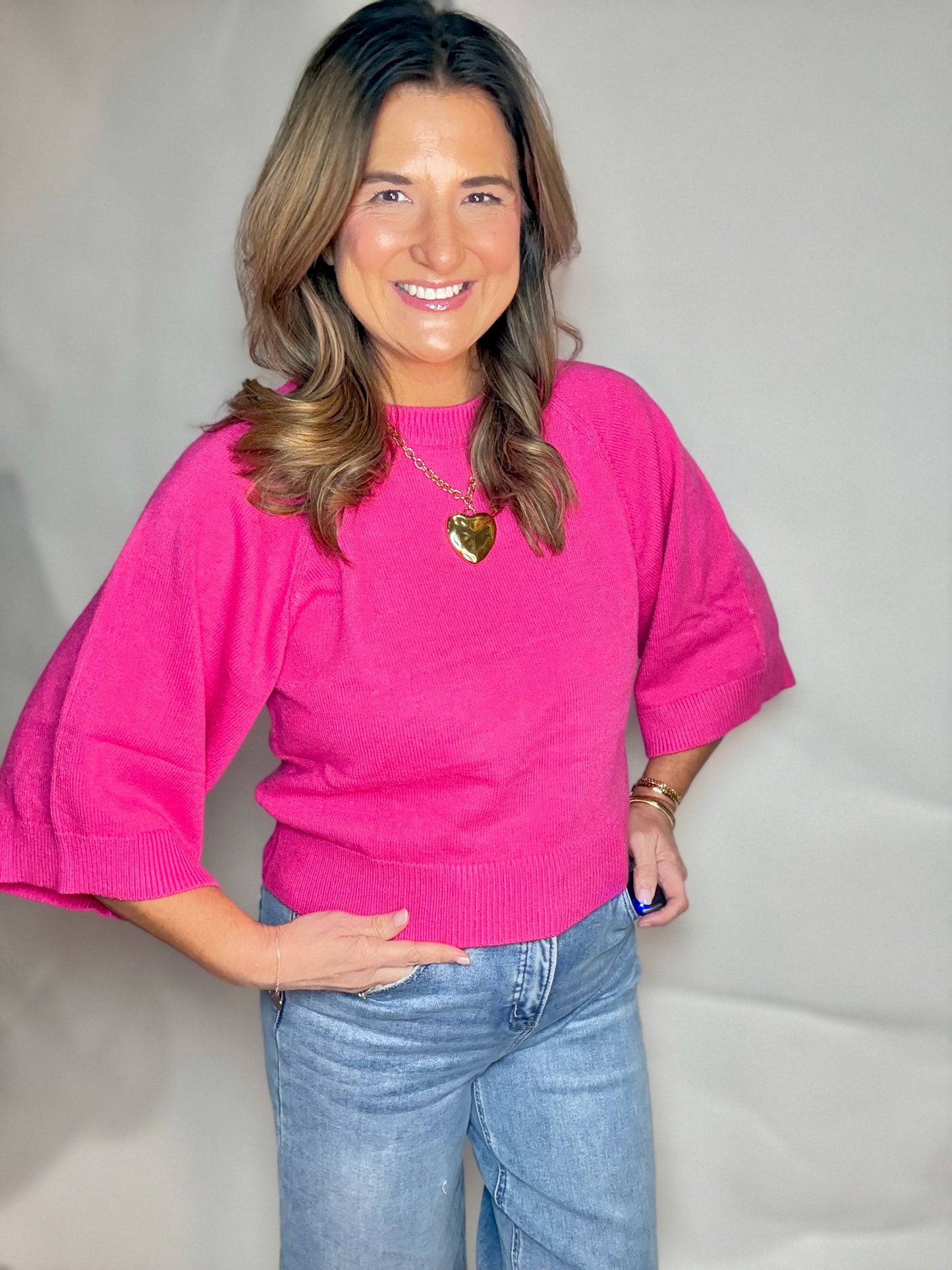 The Blush Bell Sweater