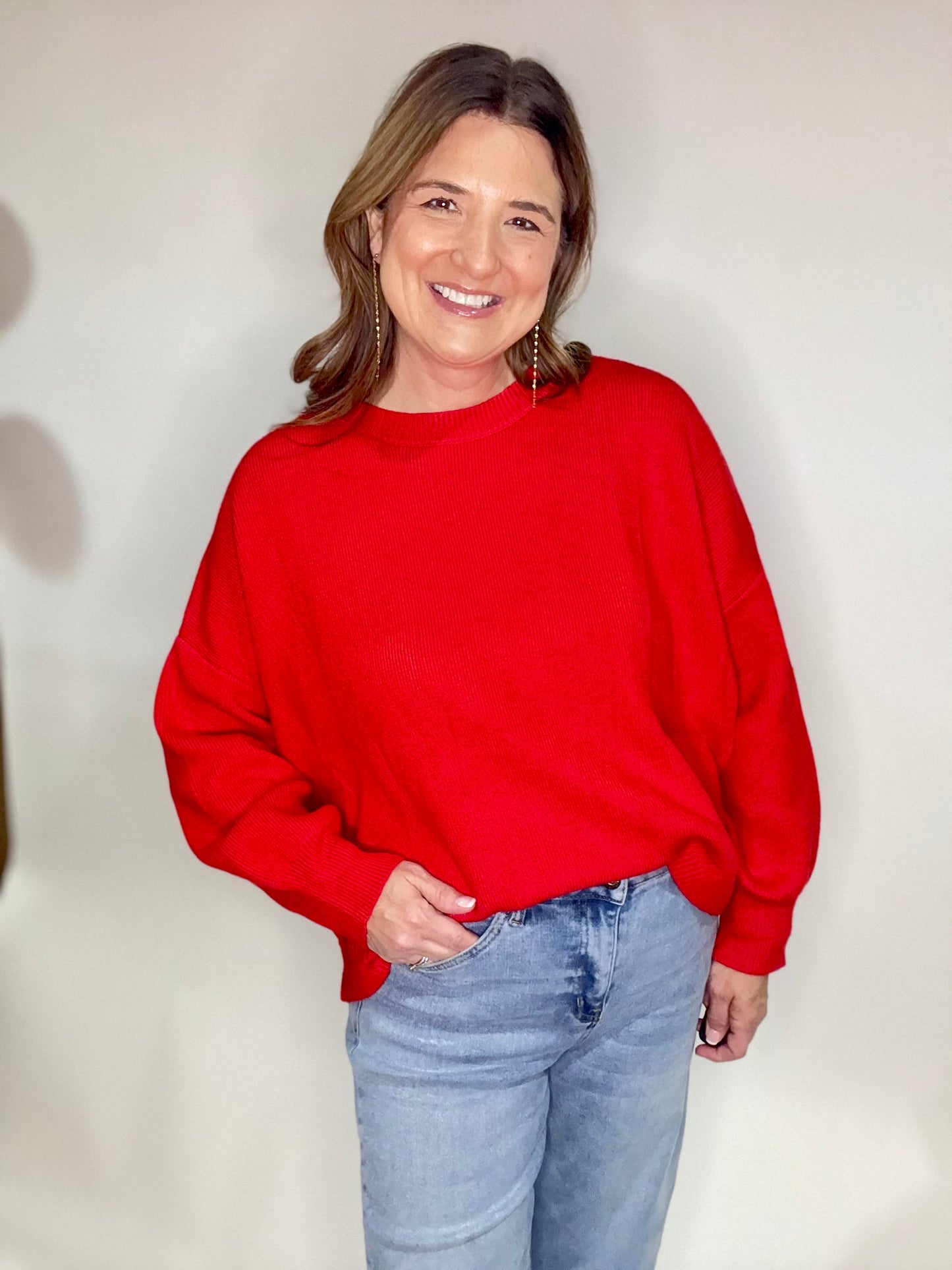 The Ruby Red Sweater