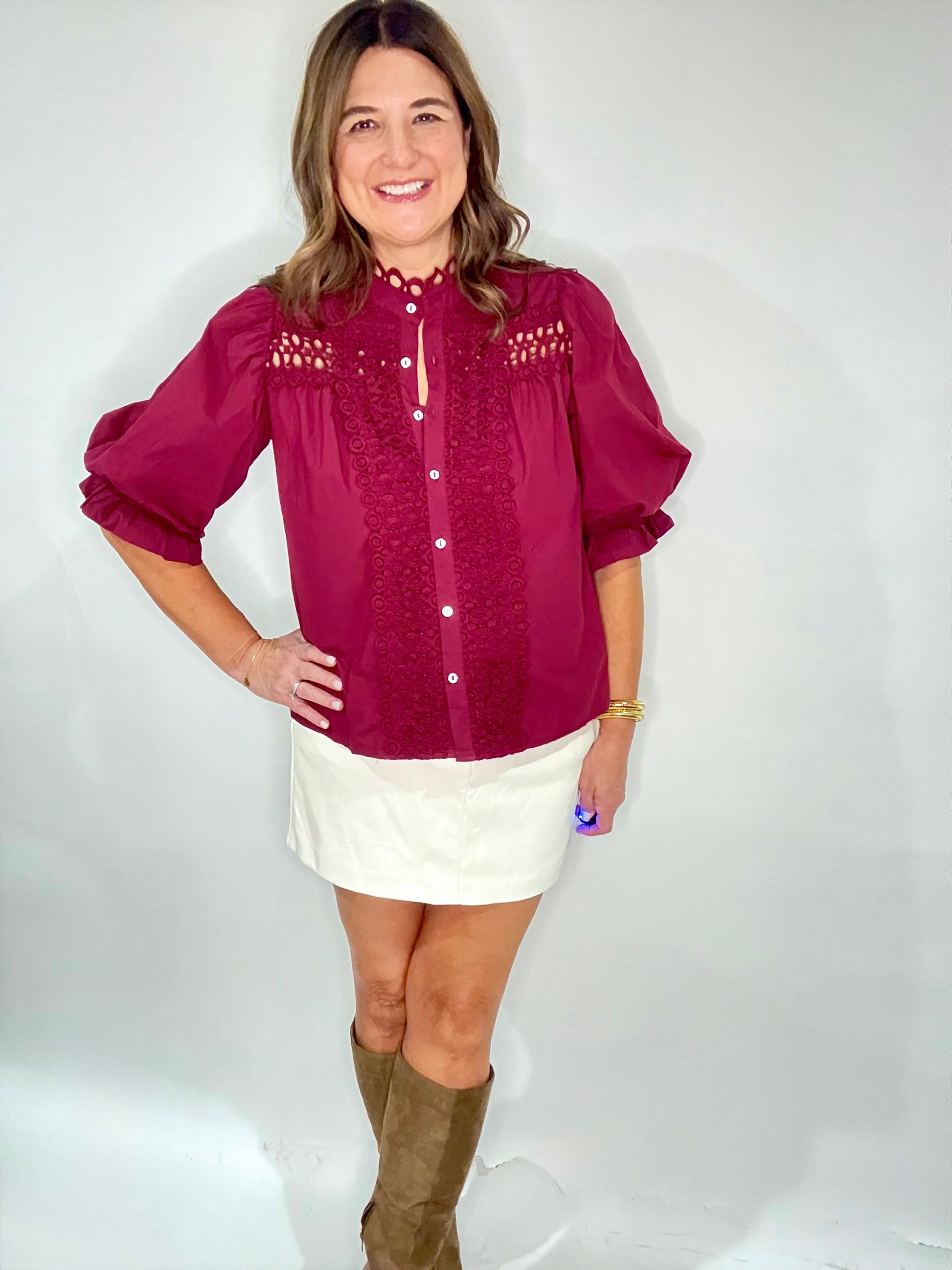 The Fancy Fall Top - Triple Charm Boutique
