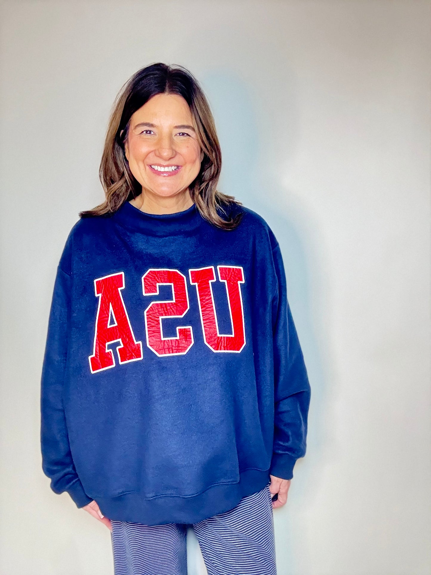 USA Reversible Navy Sweatshirt