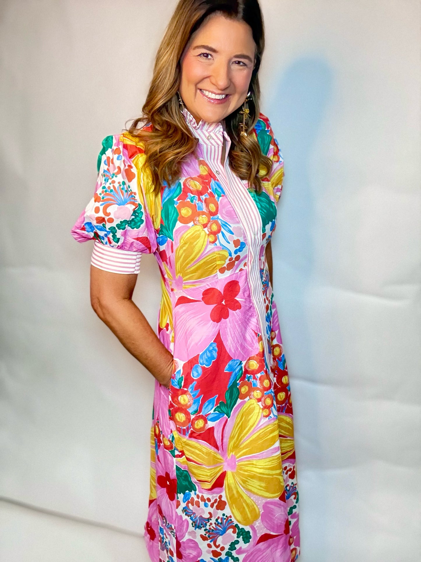 The Garden Party Midi Dress