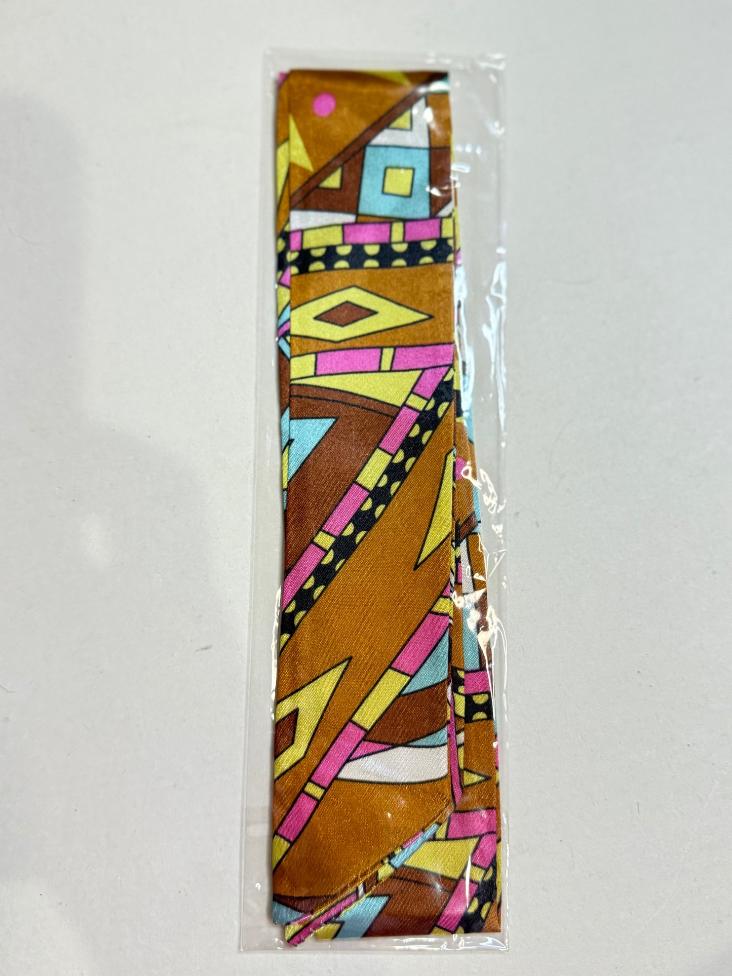 The Abstract With Pink Hints Tie Scarf