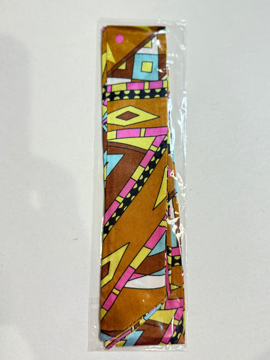 The Abstract With Pink Hints Tie Scarf