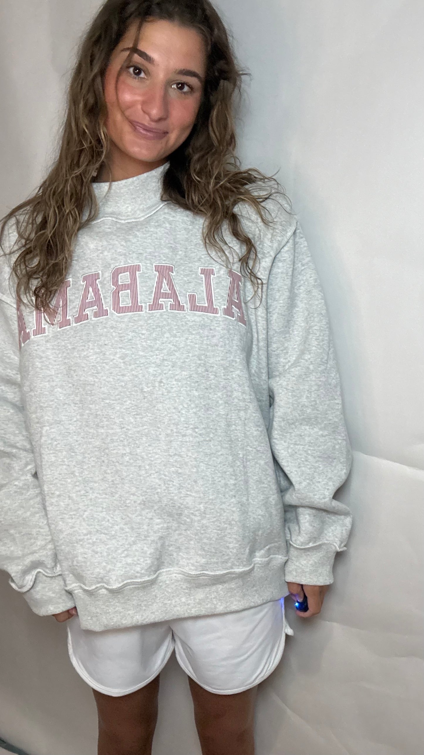 UA Oversized Mock Neck Sweatshirt