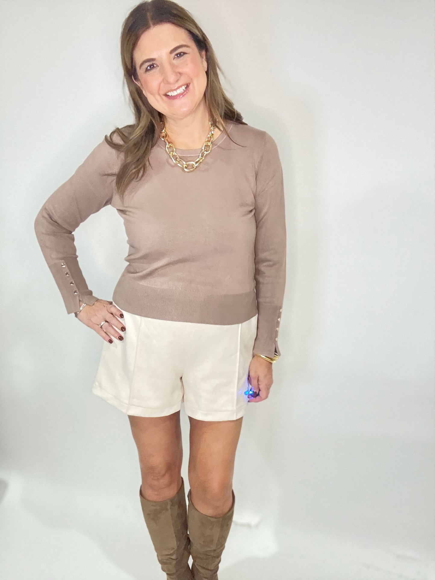 The Mocha light weight sweater