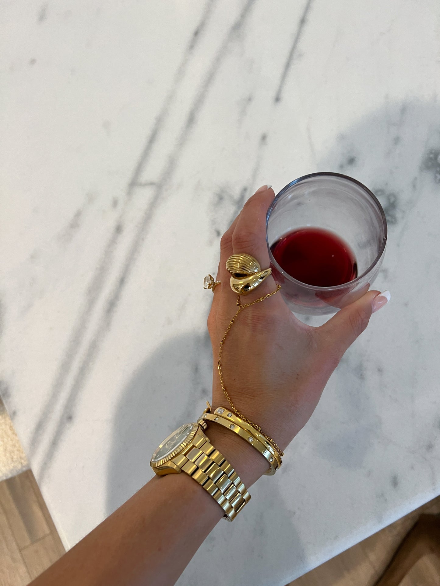 GOLD HAND CHAIN - Triple Charm Boutique