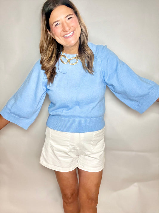 The White Pocket Shorts