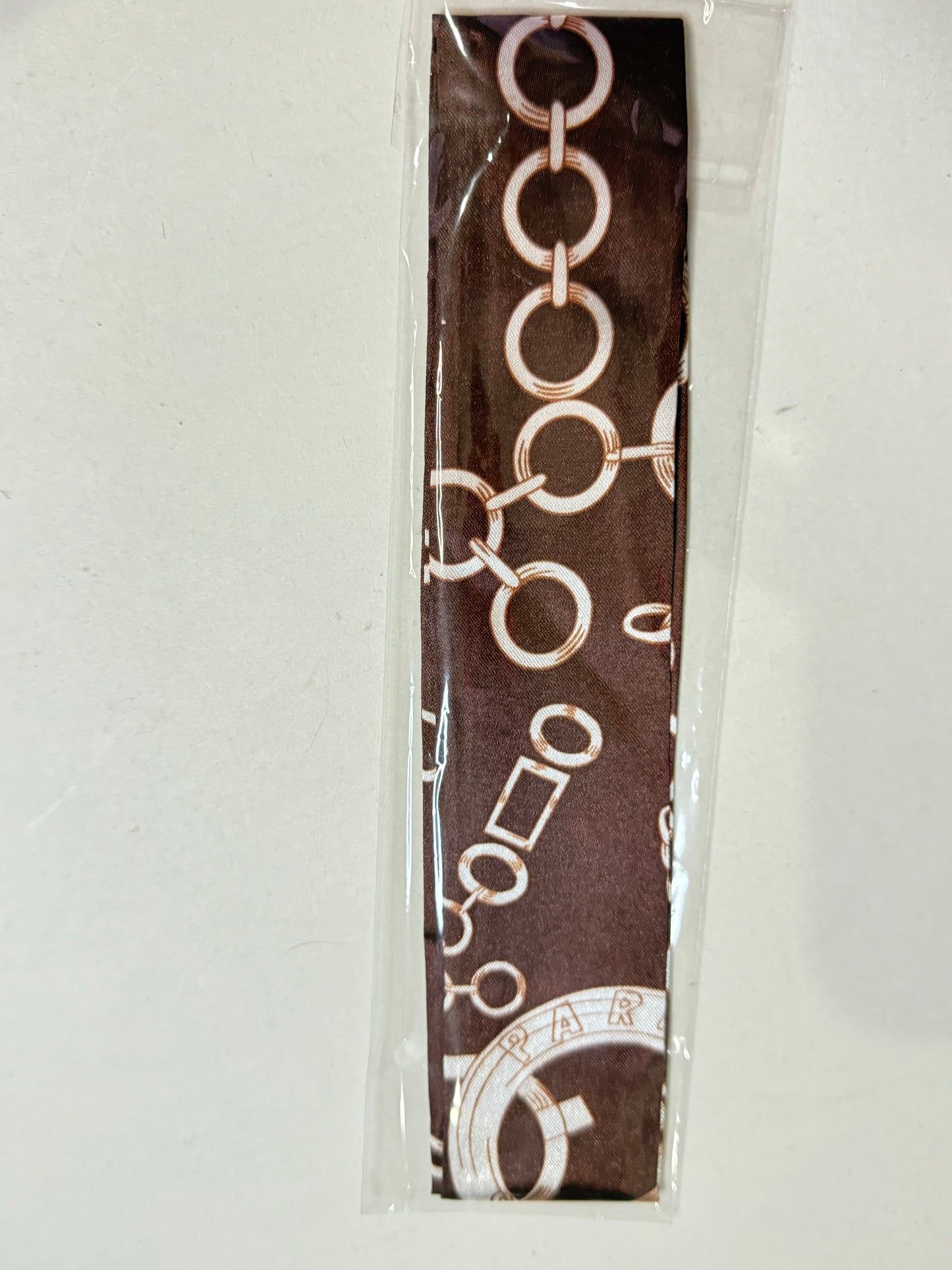 The Brown & Cream Tie Scarf