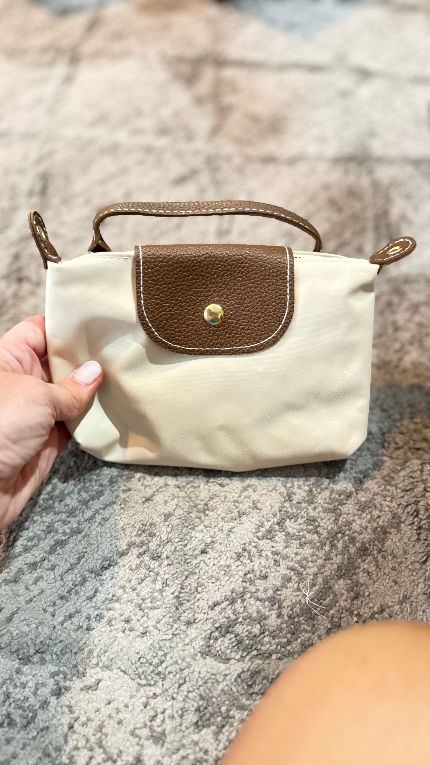 The Cream Mini Cross Body Purse