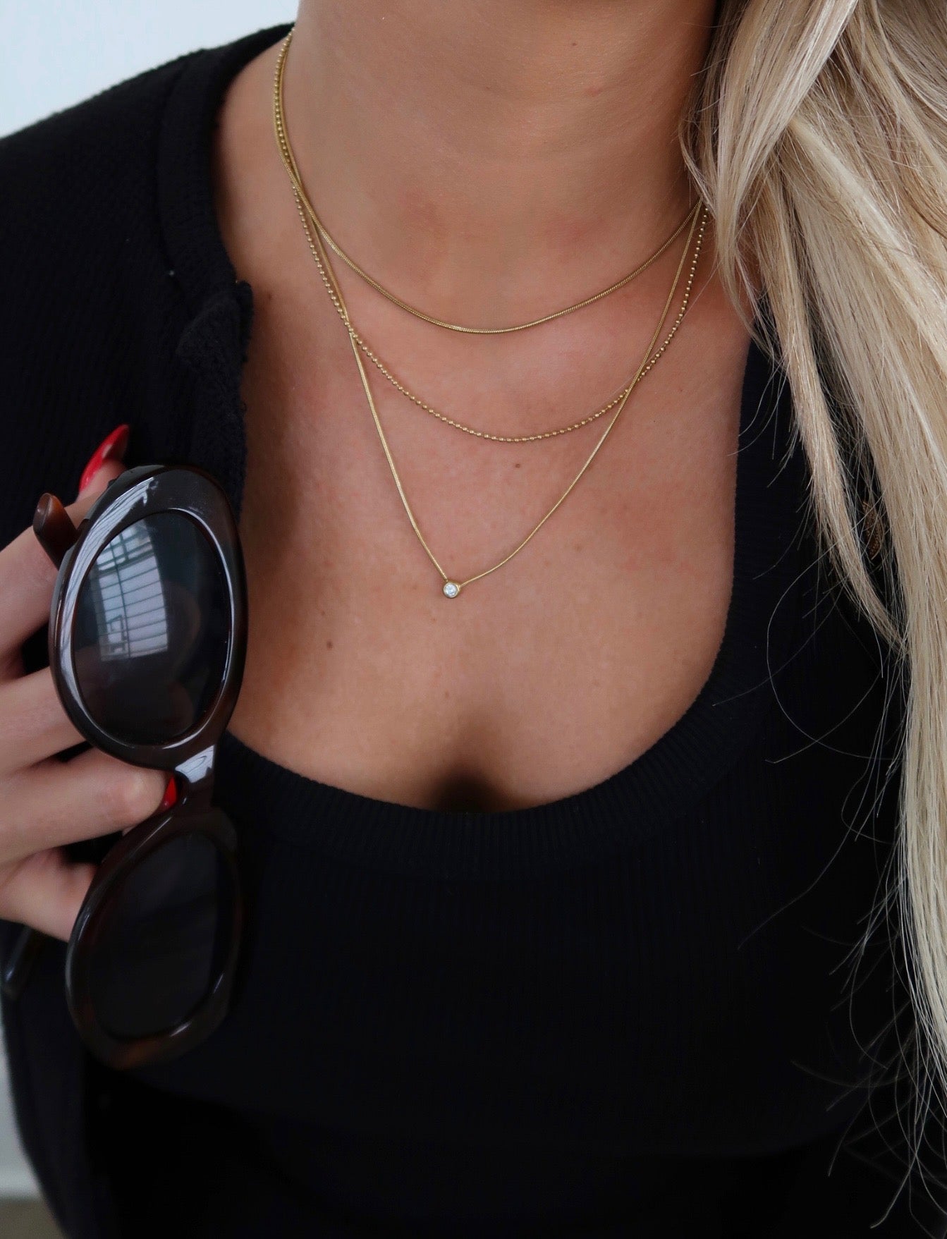 ELLISON NECKLACE - Triple Charm Boutique