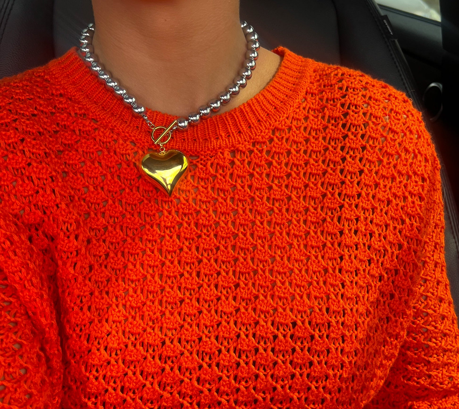 GLAM HEART NECKLACE - Triple Charm Boutique