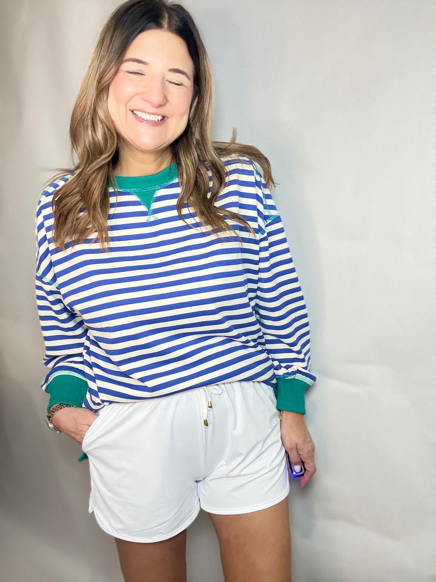 The Blue Moon Stripe Sweatshirt