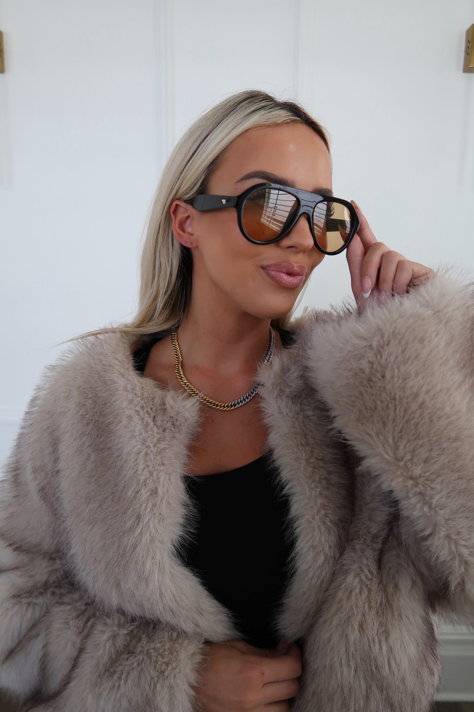 TWO TONED CHAIN NECKLACE - Triple Charm Boutique