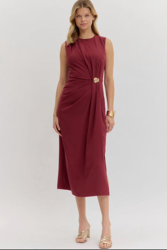 The Fancy Fitted Midi Dress