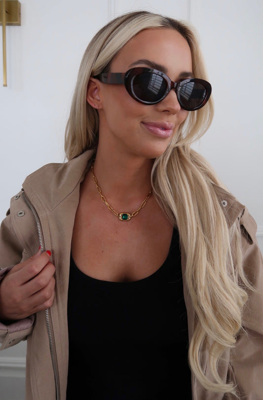 THE EMERALD NECKLACE - Triple Charm Boutique