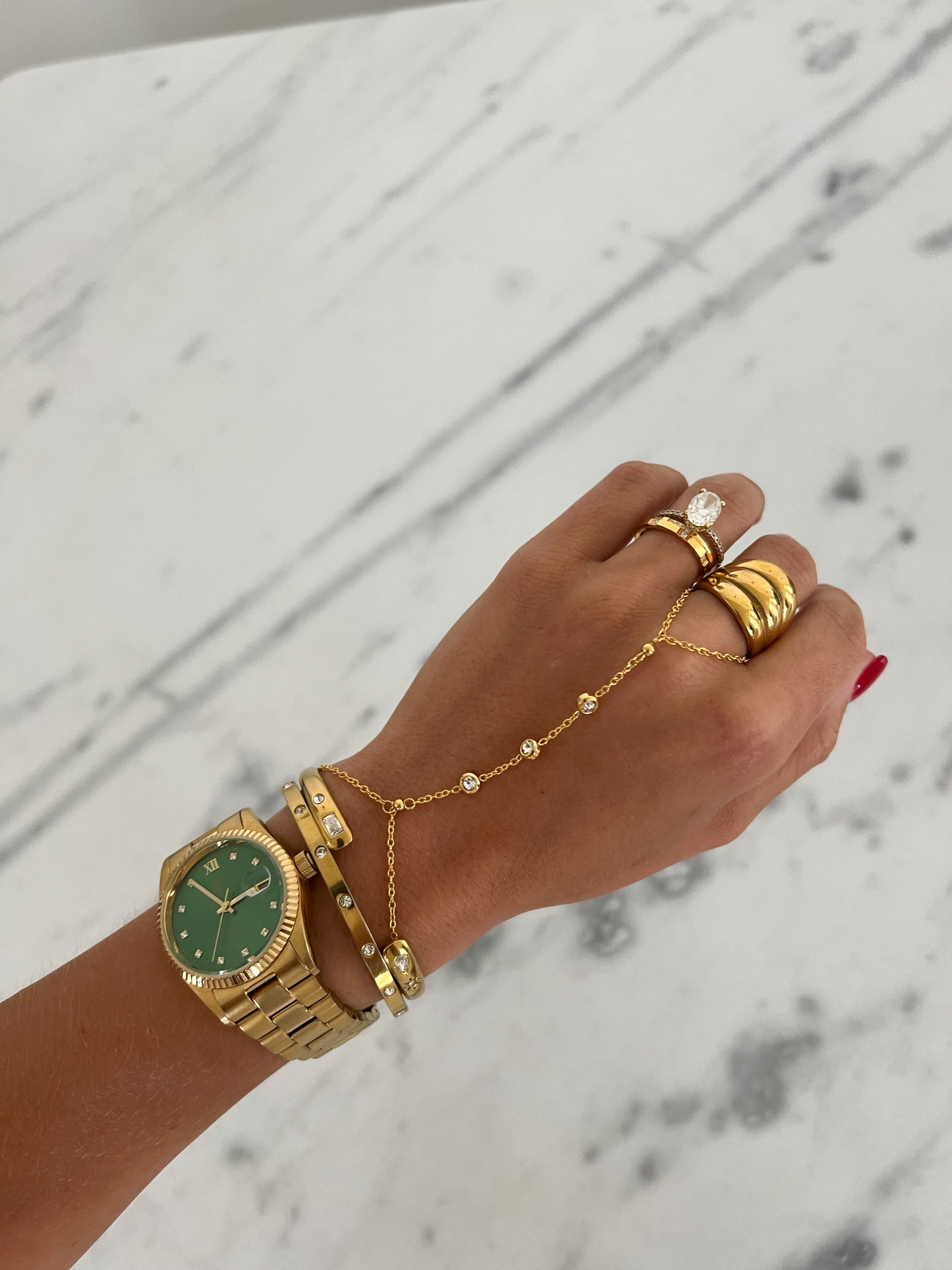 LUXE HAND CHAIN - Triple Charm Boutique