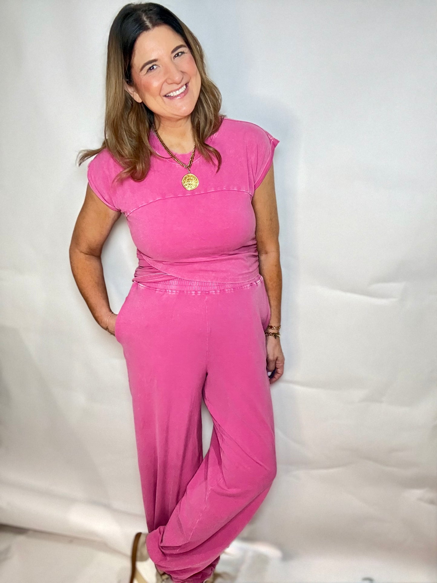 Your Favorite Pink Pants Set