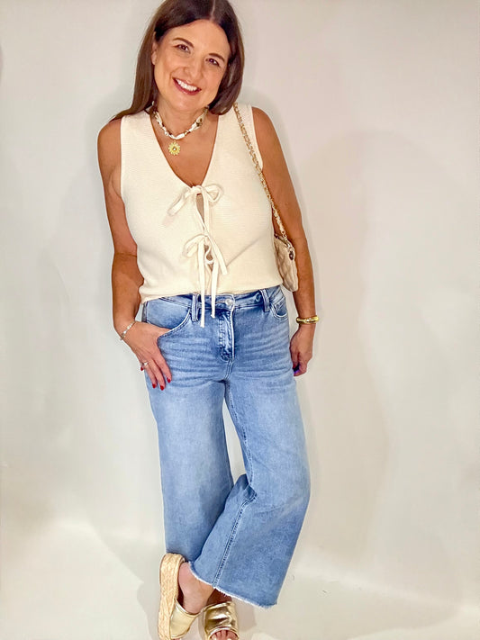 Vervet Tummy Control  High Waisted Denim Jeans - Triple Charm Boutique
