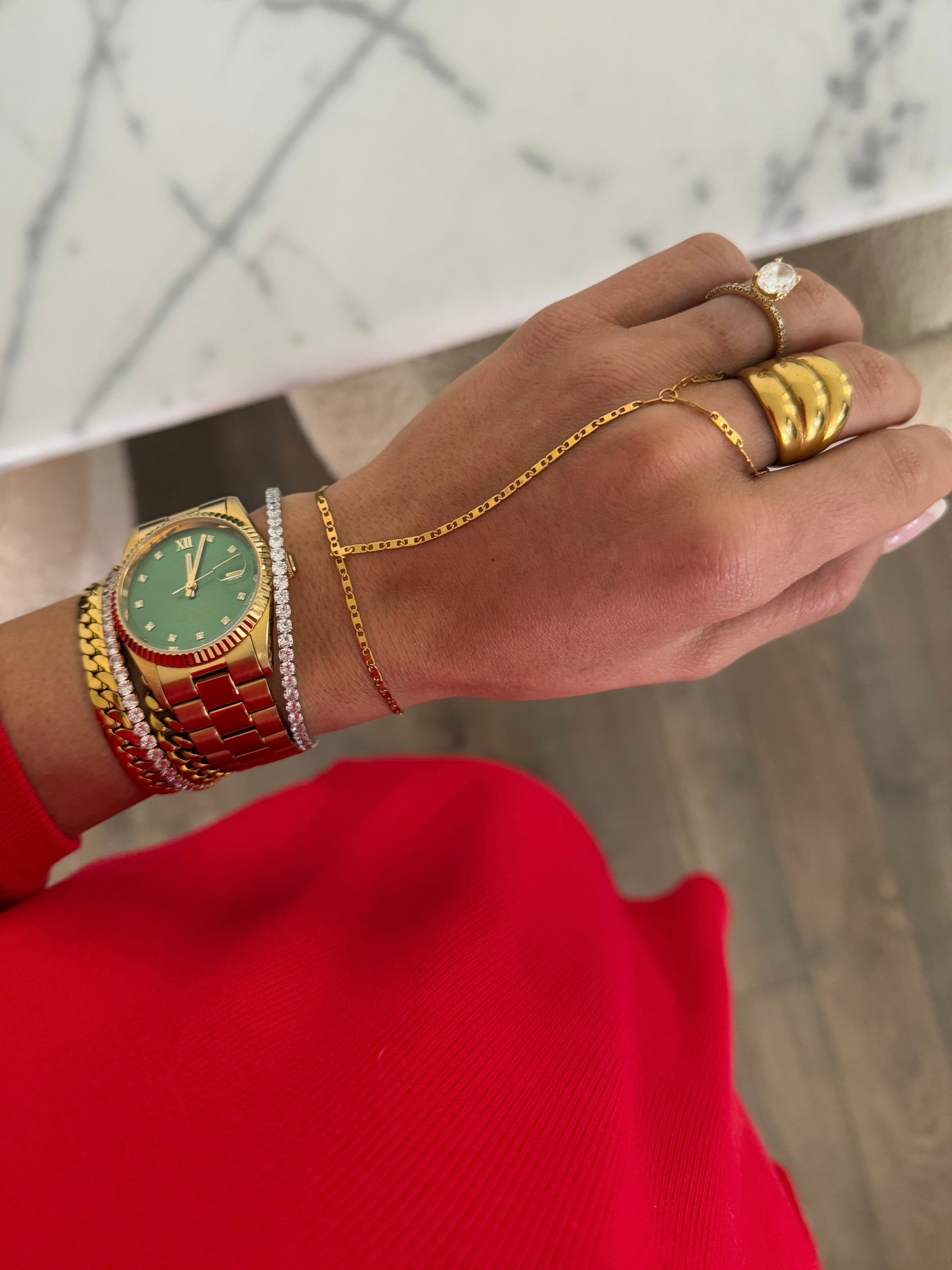 GLAM HAND CHAIN - Triple Charm Boutique