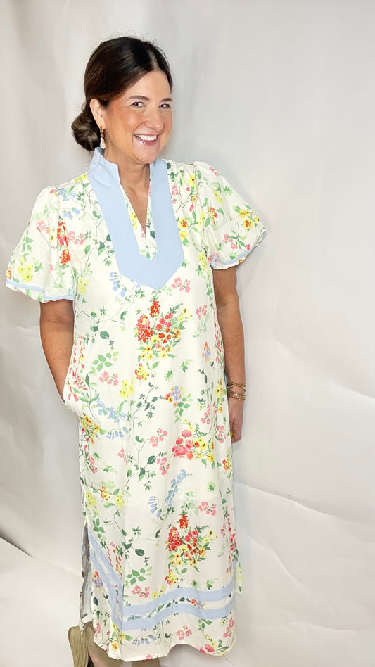 The Amy Floral Midi Dress