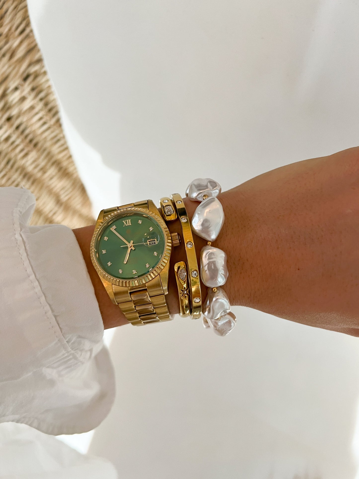 CHUNKY PEARL BRACELET - Triple Charm Boutique