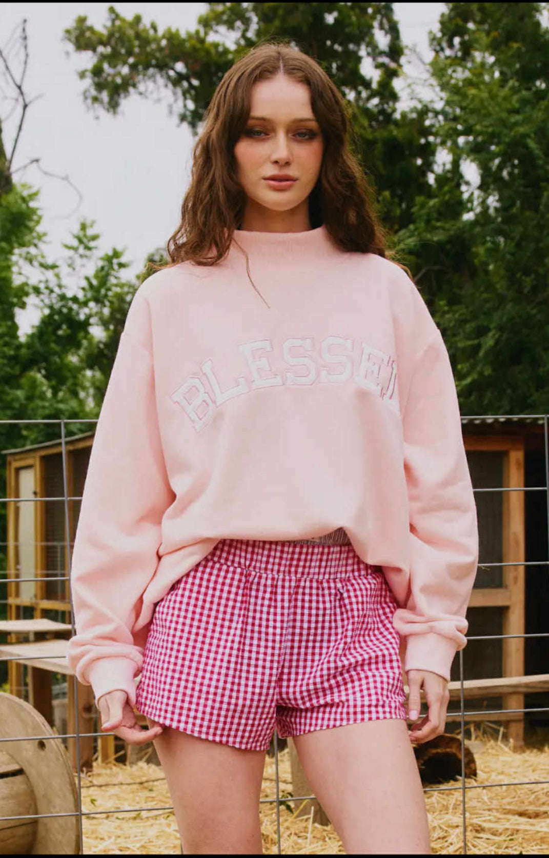 The BLESSED Peach Sweatshirt