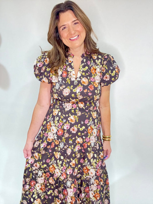 The Fancy Floral Maxi Dress