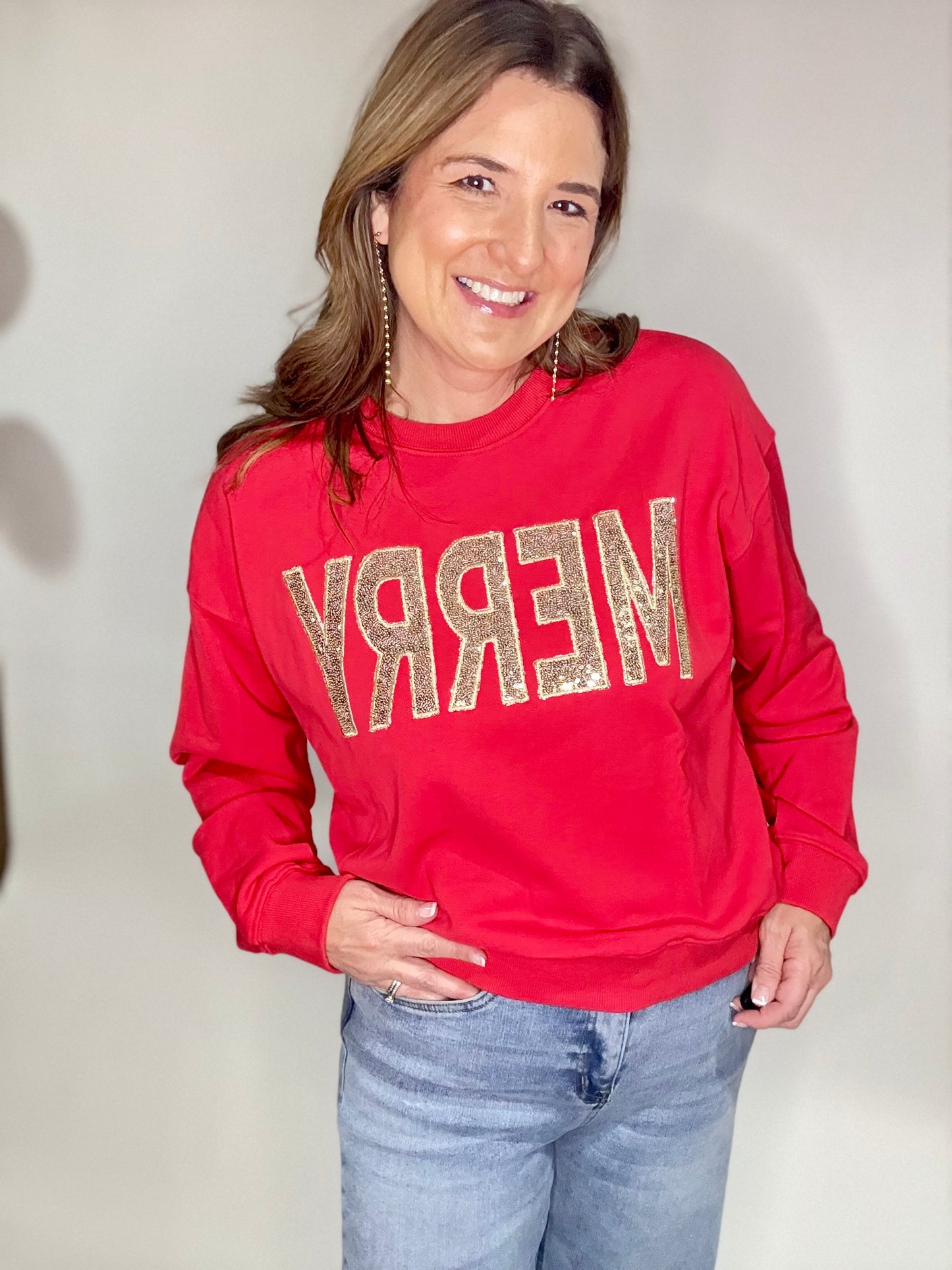 The Merry Sequin Sweatshirt
