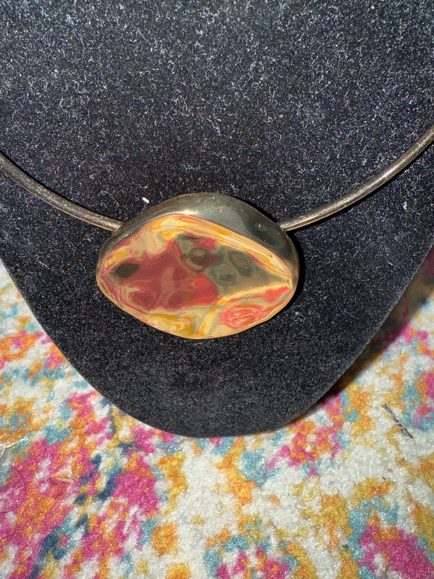 The Gold Circle Statement Necklace