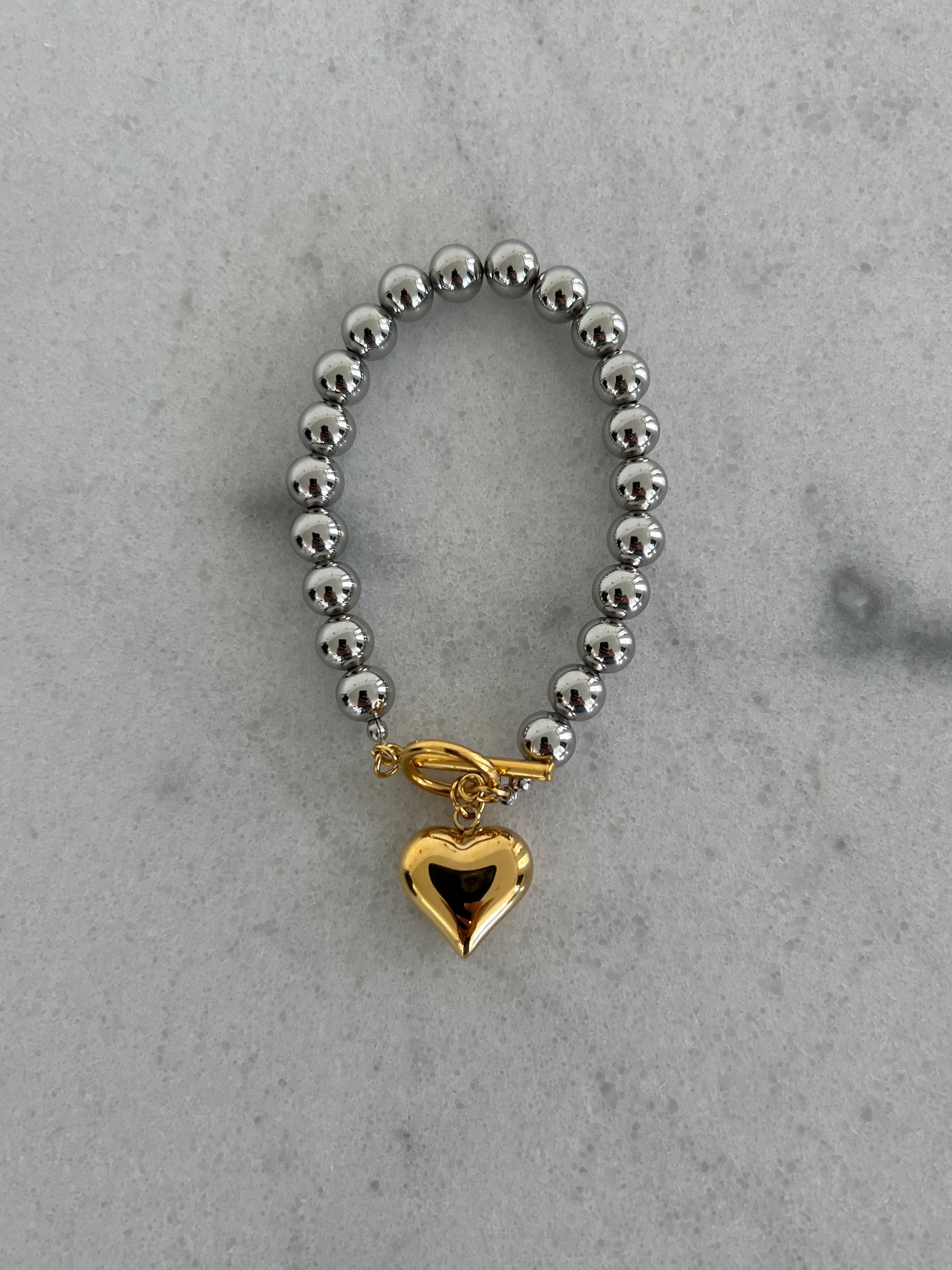 GLAM HEART BRACELET - Triple Charm Boutique