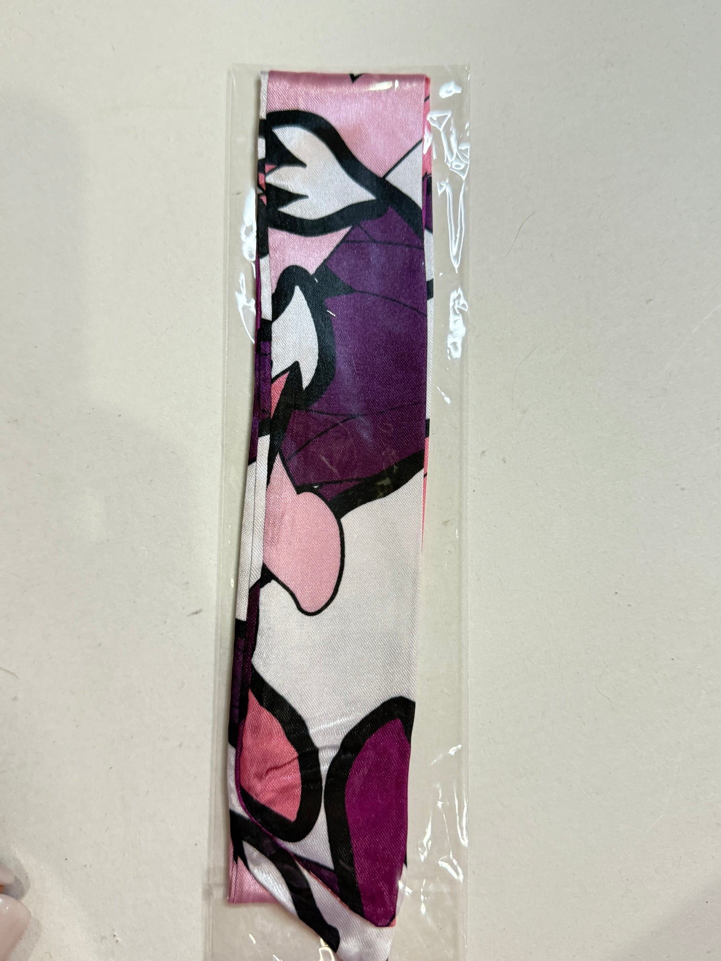 The Purple Flower Tie Scarf