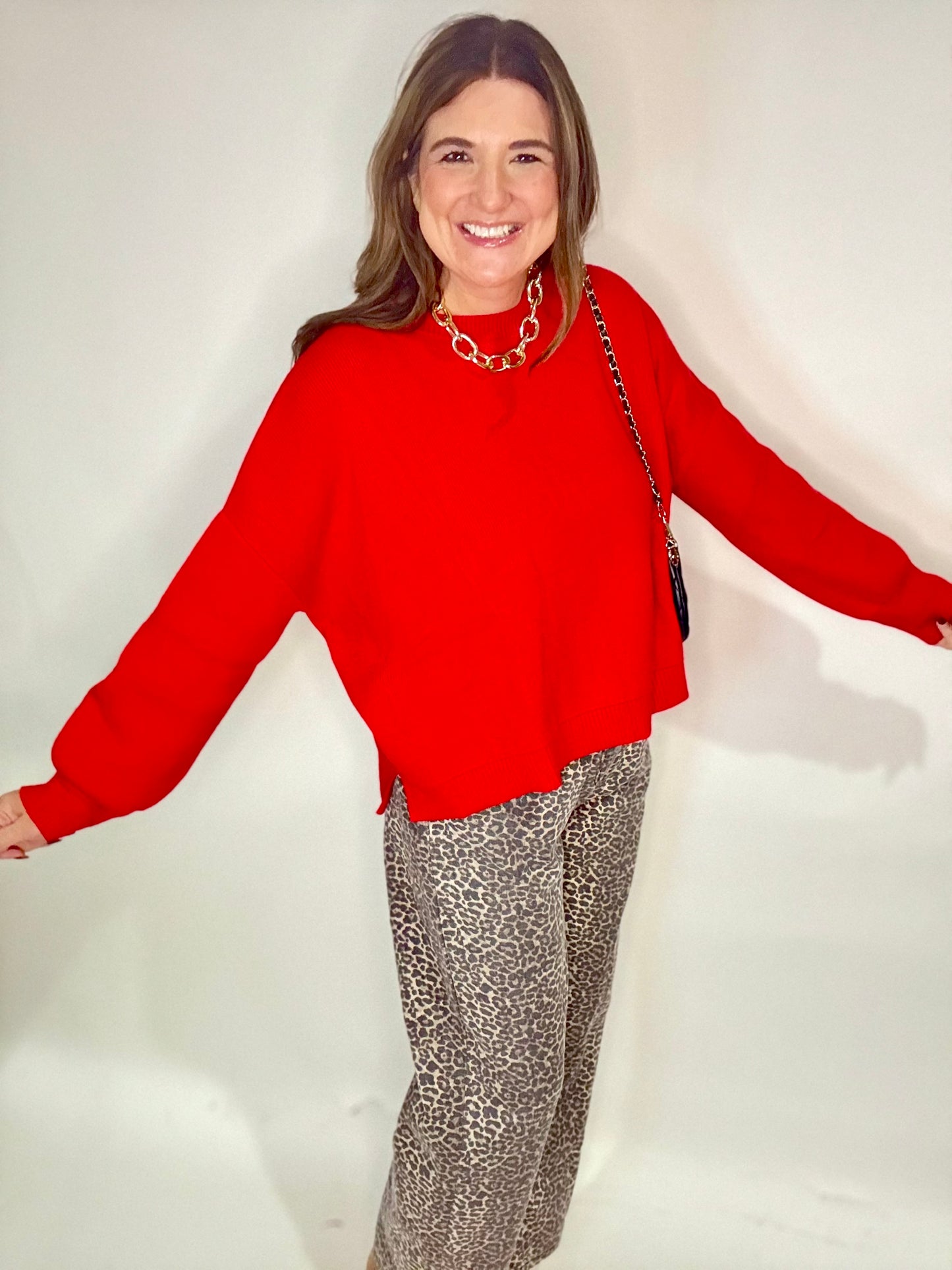 The Ruby Red Sweater