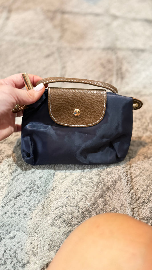 The Navy Blue Mini Cross Body Purse