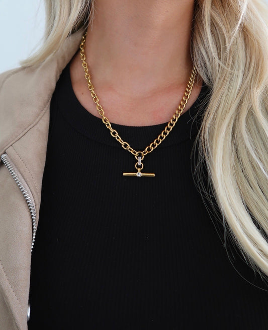 SKYLAR NECKLACE - Triple Charm Boutique