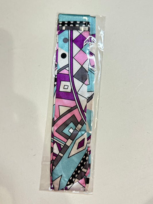 The Turquoise With Purple Hues Tie Scarf