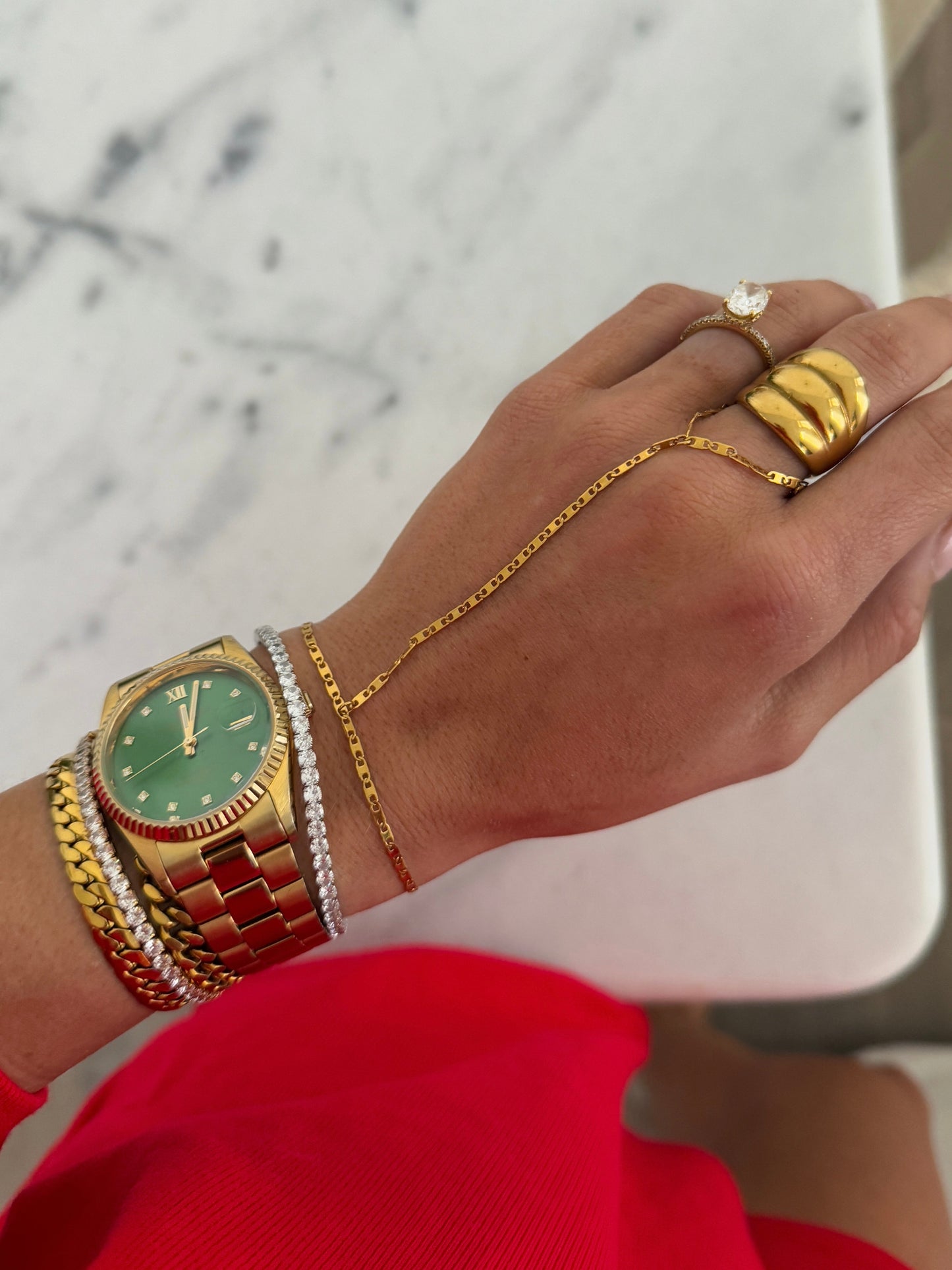 GLAM HAND CHAIN - Triple Charm Boutique