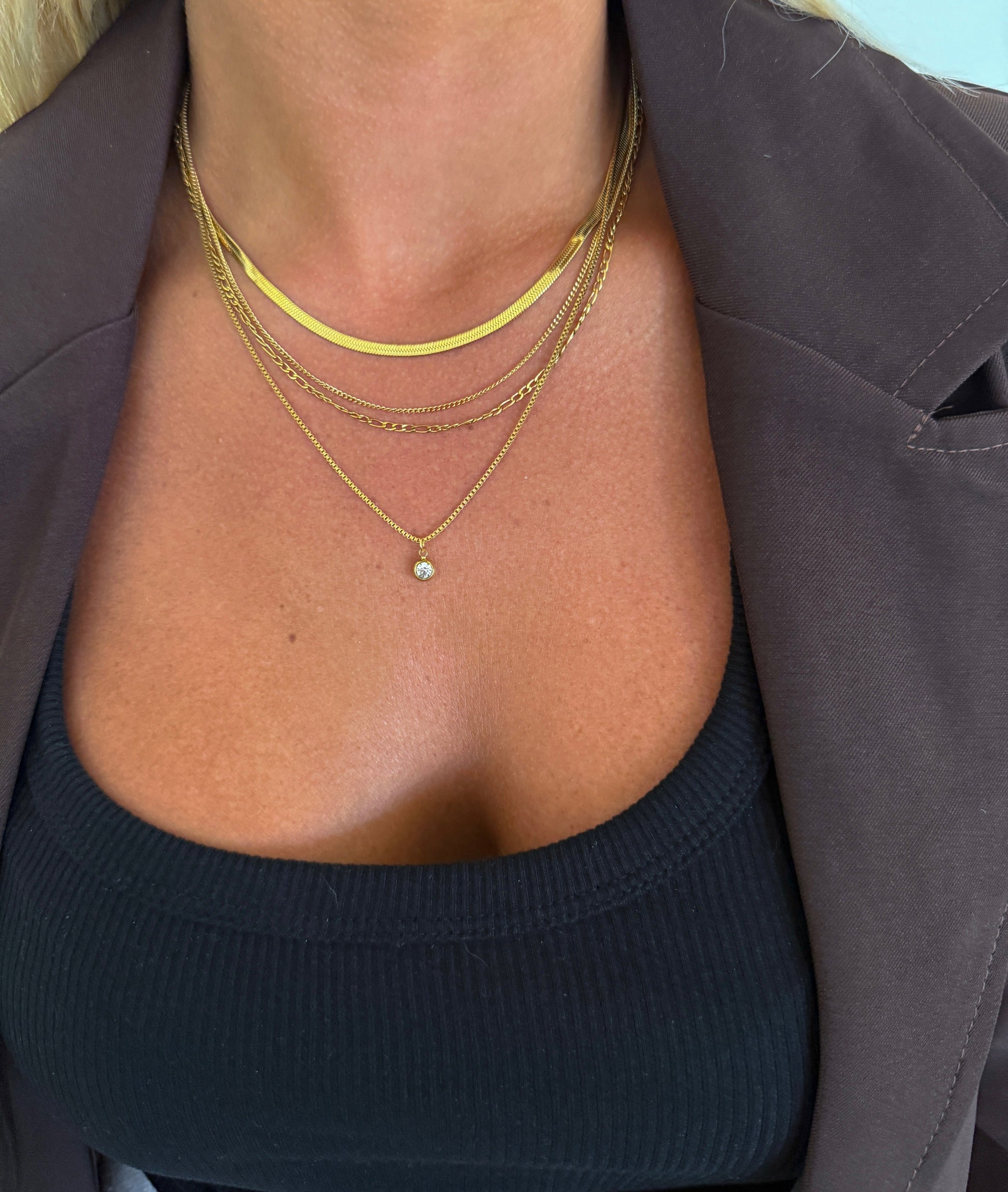 MILEY NECKLACE - Triple Charm Boutique