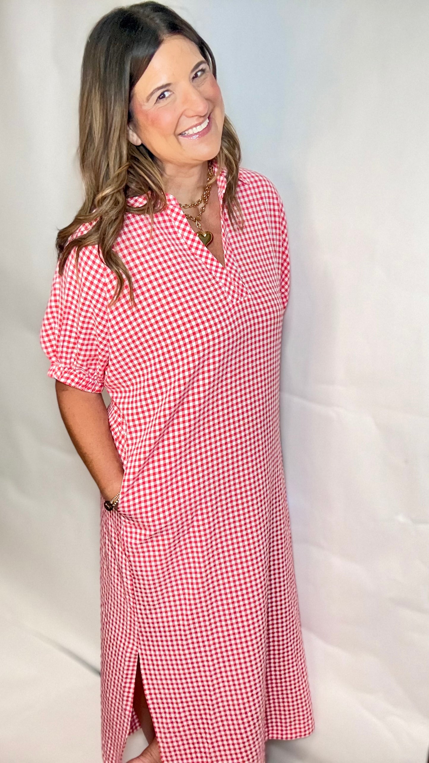 The Sailor Red Gingham Dress