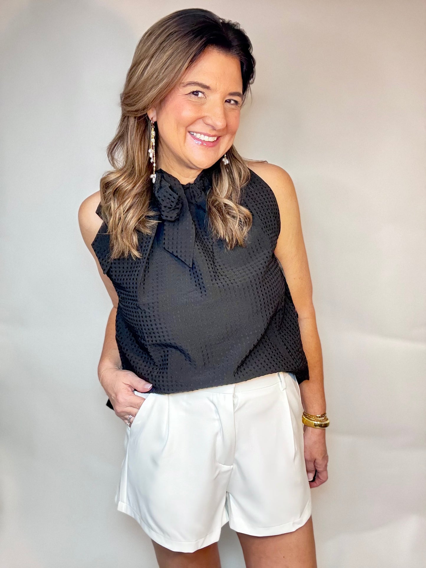 Dressy Day White Shorts