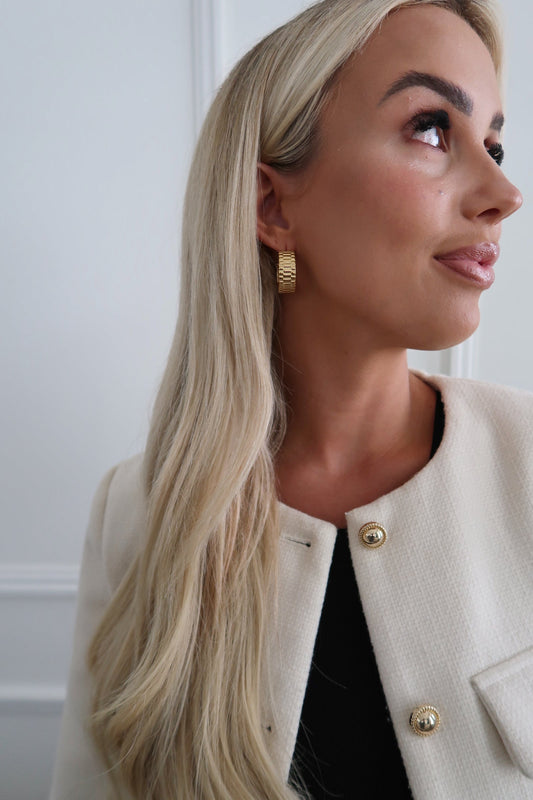 MAYA HOOPS - Triple Charm Boutique