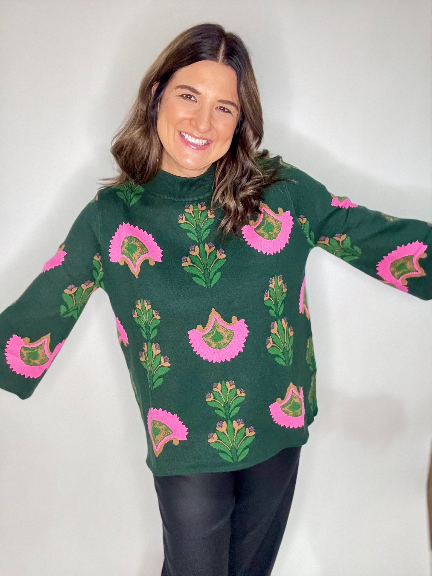 The Bold Blooms Sweater