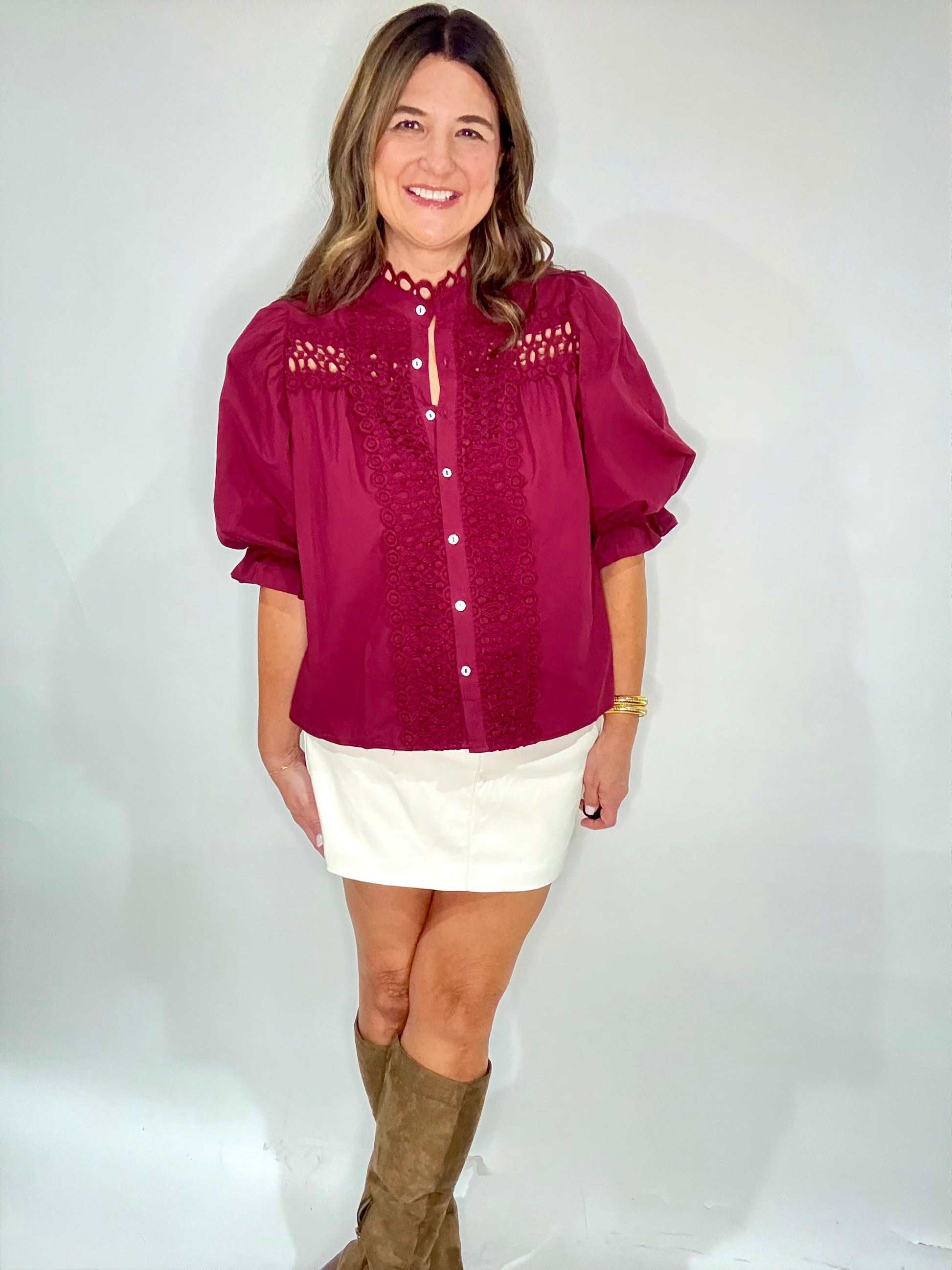 The Fancy Fall Top - Triple Charm Boutique