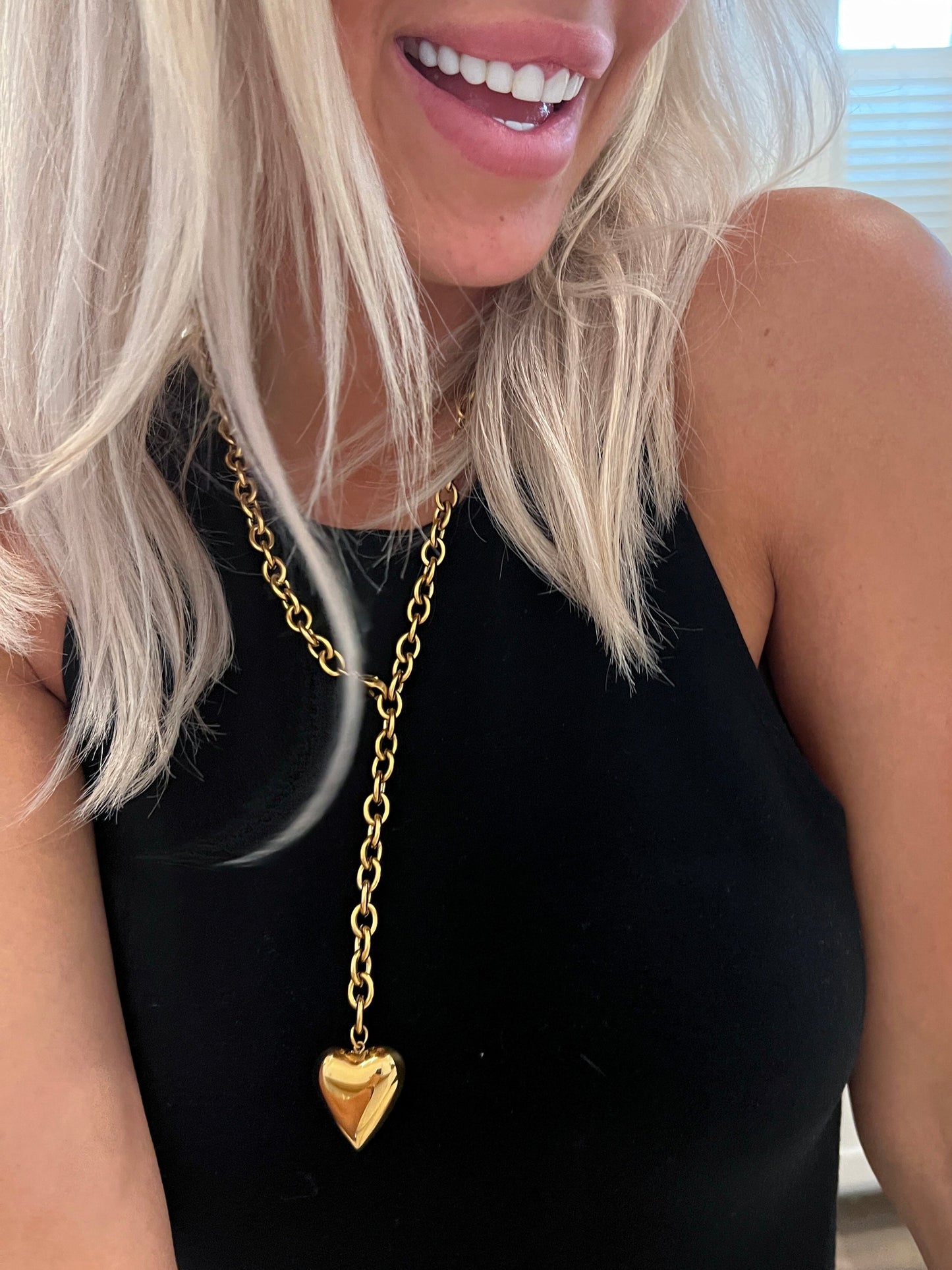 XL HEART NECKLACE - Triple Charm Boutique