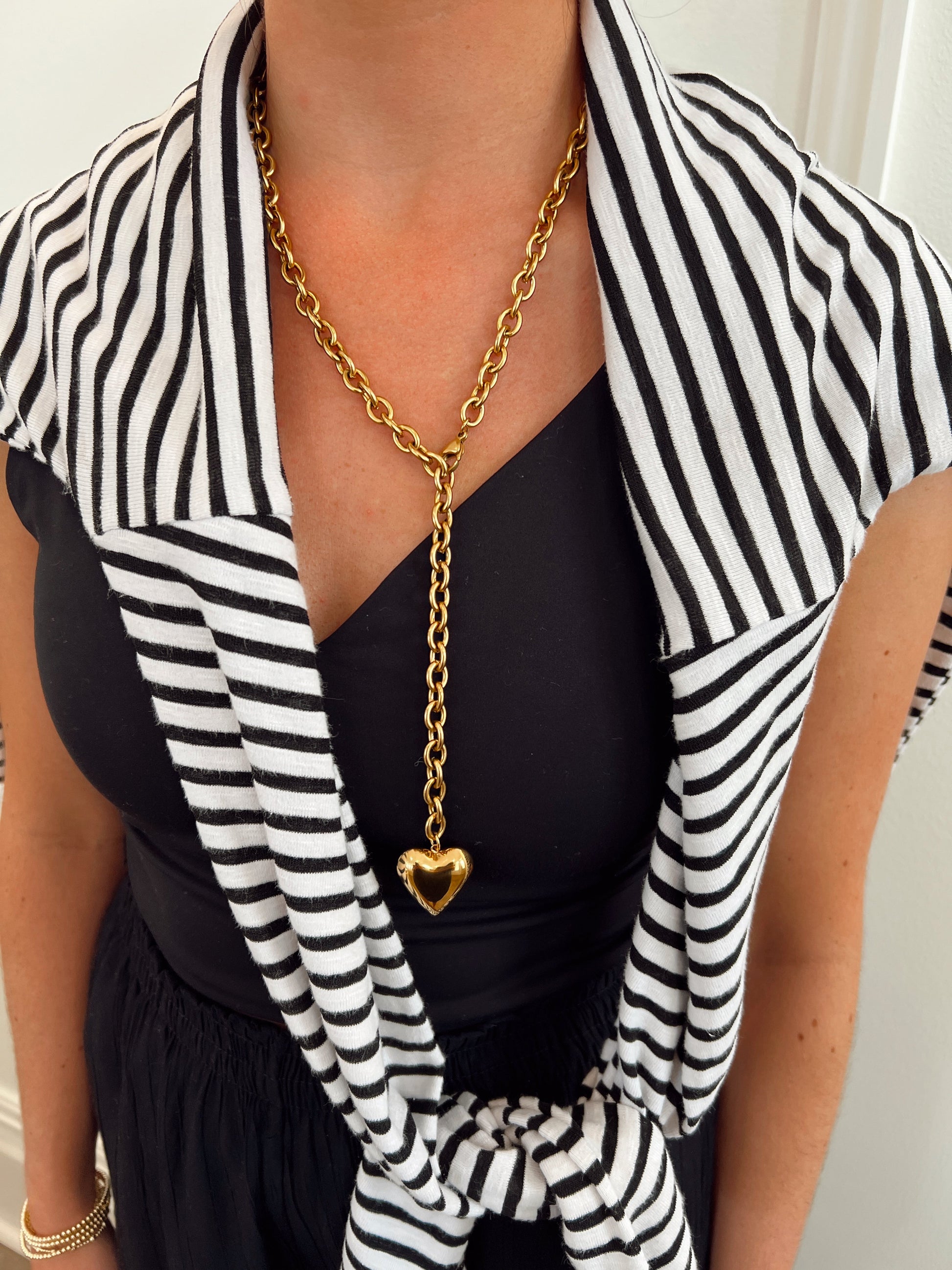 XL HEART NECKLACE - Triple Charm Boutique
