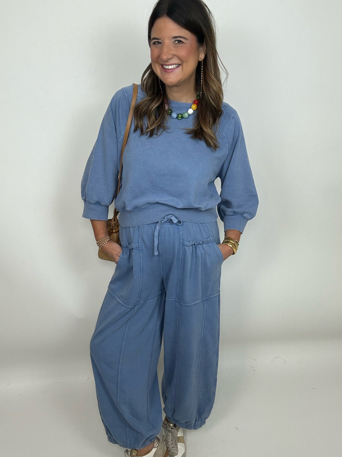 The Blue Jogger Comfy Pants Set