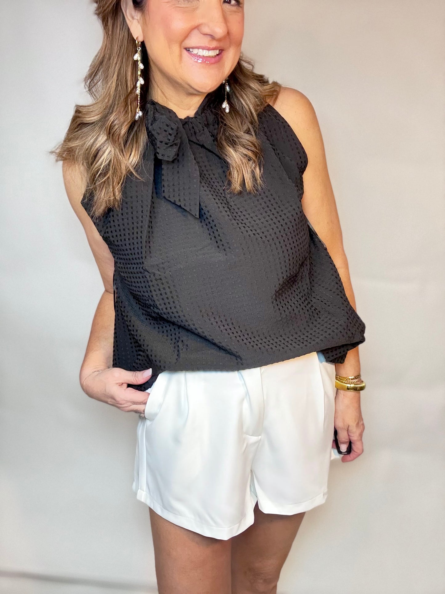 Dressy Day White Shorts