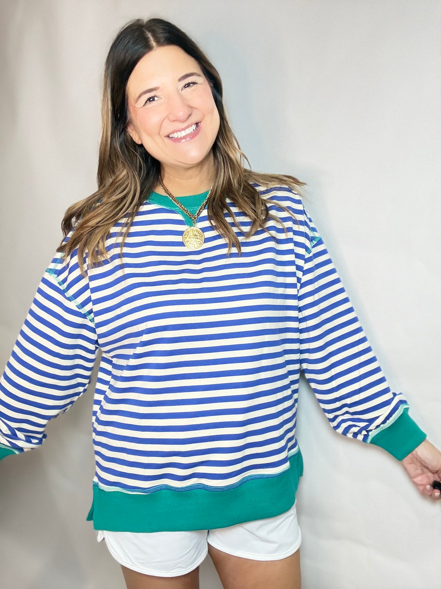The Blue Moon Stripe Sweatshirt